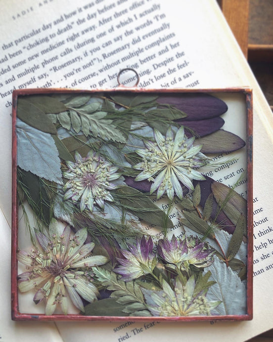 Square Botanical Mini Wall Hanging