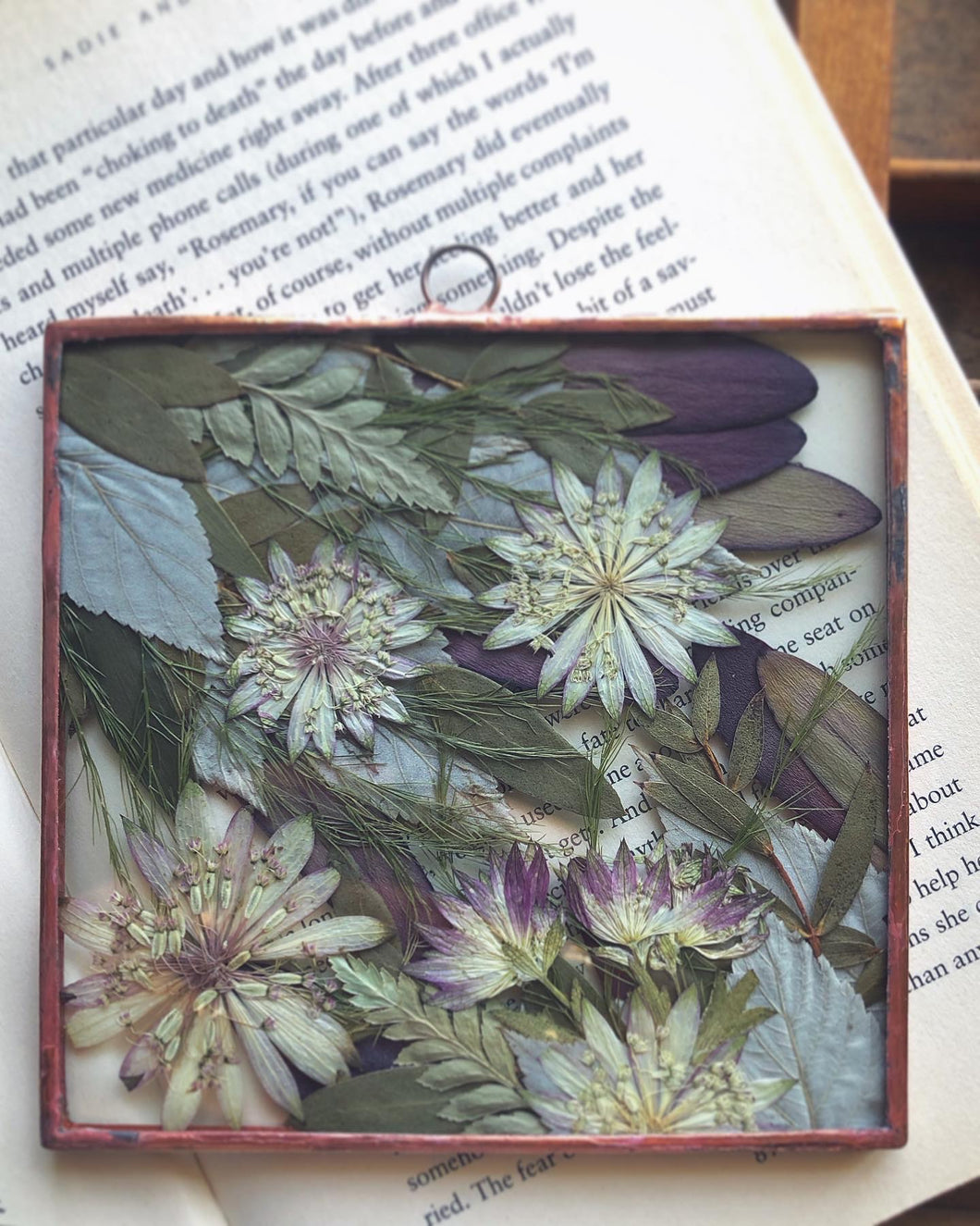 Square Botanical Mini Wall Hanging