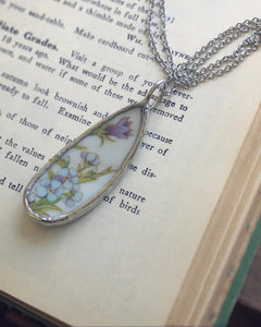 Forget Me Not Broken Chain Necklace