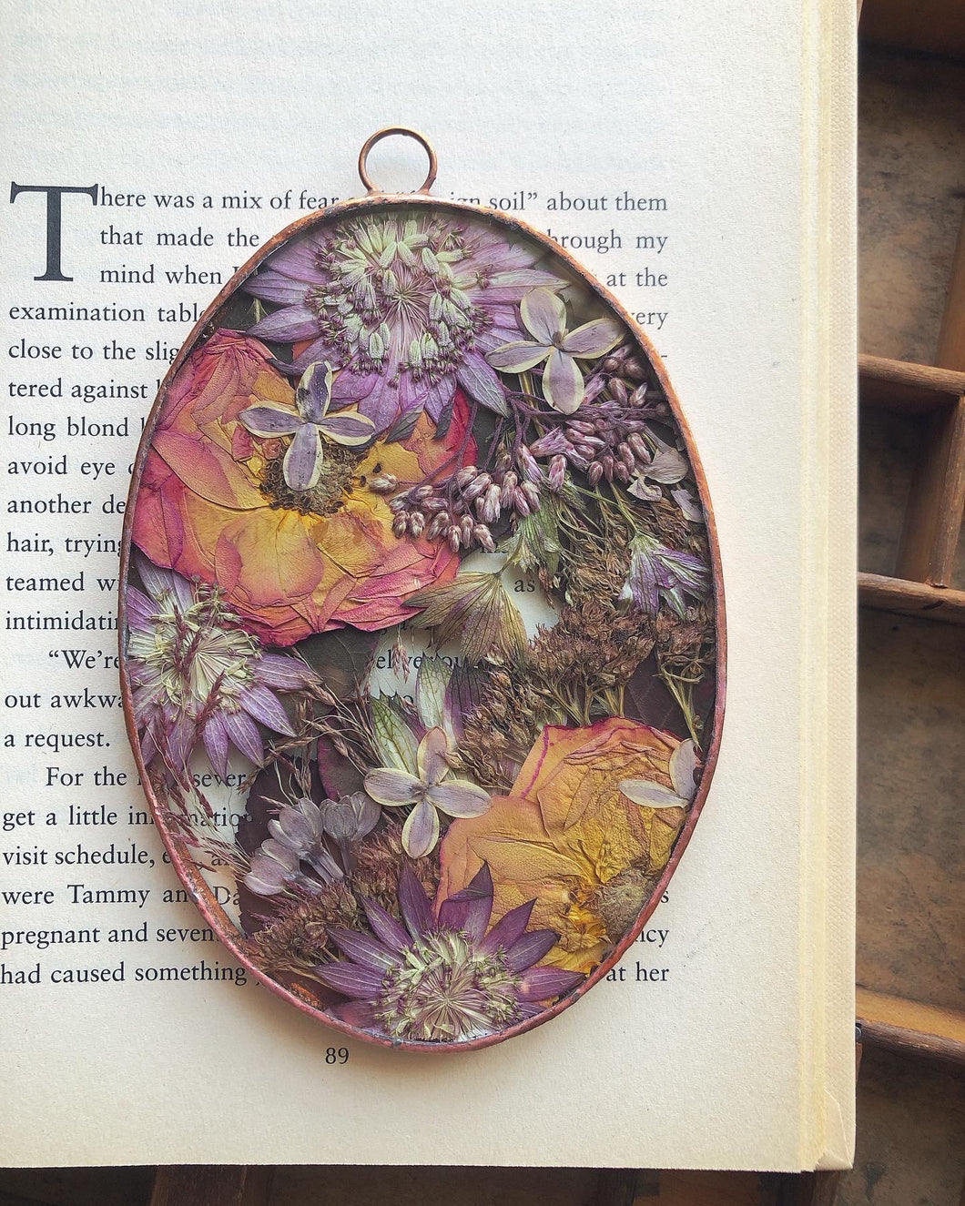 Oval Botanical Mini Wall Hanging