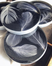 Load image into Gallery viewer, FEATHER COASTERS (SET OF 4)