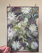 Load image into Gallery viewer, Rectangle Botanical Mini Wall Hanging with hanging chain