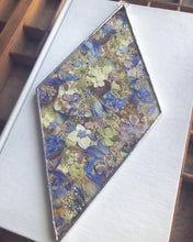 Load image into Gallery viewer, Dimond Mixed Blue Botanical Mini Wall Hanging