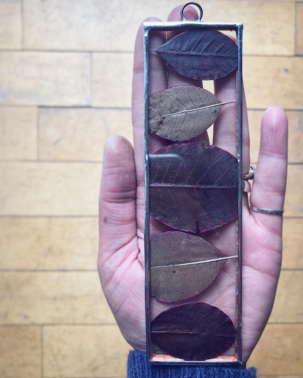 Smoke Bush Leaves - Wall Hanging
