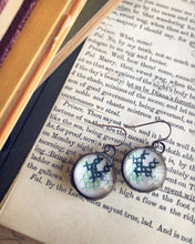 Load image into Gallery viewer, Embroidery Round Hanging Earrings