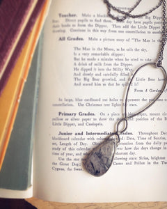 Black Rutile Quartz & Wire Necklace