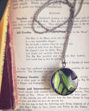 Load image into Gallery viewer, Green Birdwing Butterfly Necklace