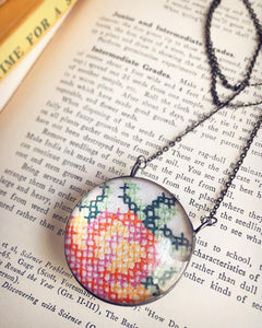 Embroidery Necklace