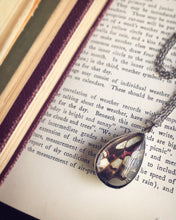 Load image into Gallery viewer, Black &amp; Mint Butterfly Necklace