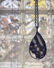Load image into Gallery viewer, Black &amp; Mint Butterfly Necklace