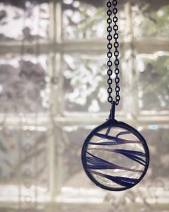 Bachelor Button Necklace