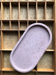 SOLID COLOUR OVAL TRAY