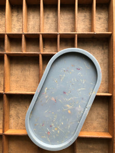 SOLID COLOUR OVAL TRAY