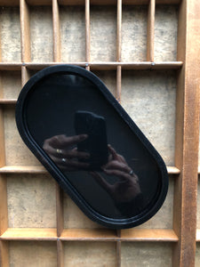 SOLID COLOUR OVAL TRAY