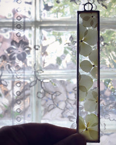 White Hydrangea Mini Wall Hanging