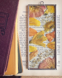Yellow Mixed Botanical Mini Wall Hanging