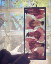 Load image into Gallery viewer, Pink Snapdragons Mini Wall Hanging